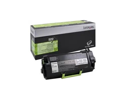 Toner nero 52D2000 Originale Lexmark 522