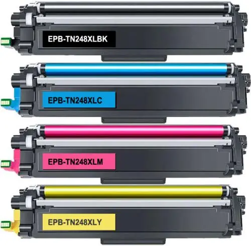 Multipack TN248XL Toner Compatibili con Brother TN-248 BK/C/M/Y